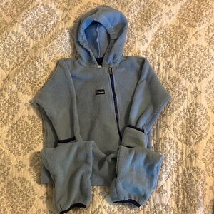 Patagonia Kids Blue Hooded Jacket